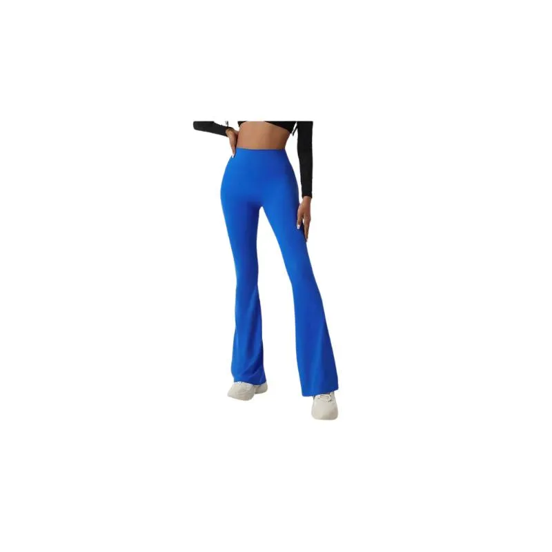 Black High Rise Flared Yoga Pants