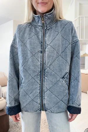Boardwalk Quilted Denim Jacket