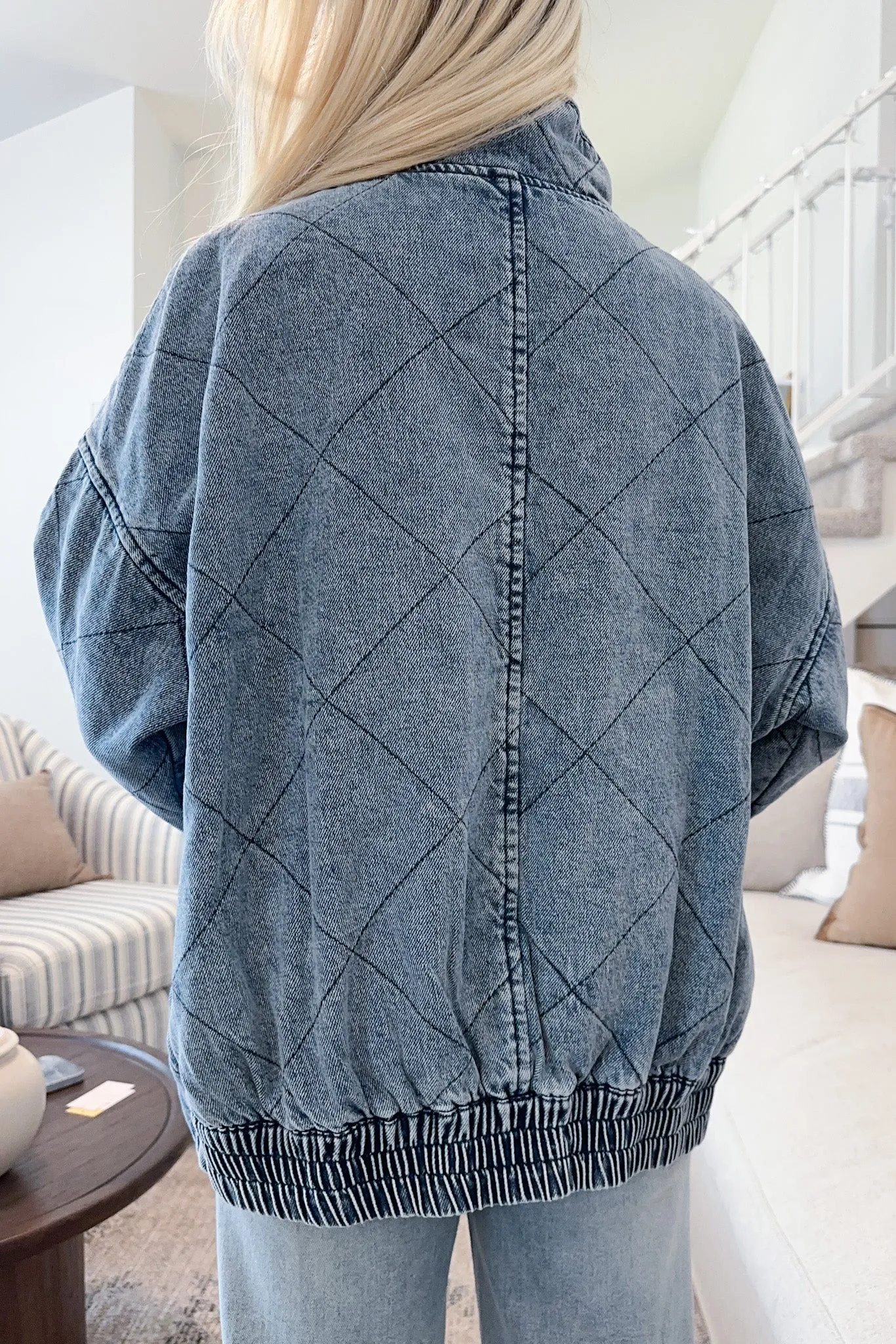 Boardwalk Quilted Denim Jacket