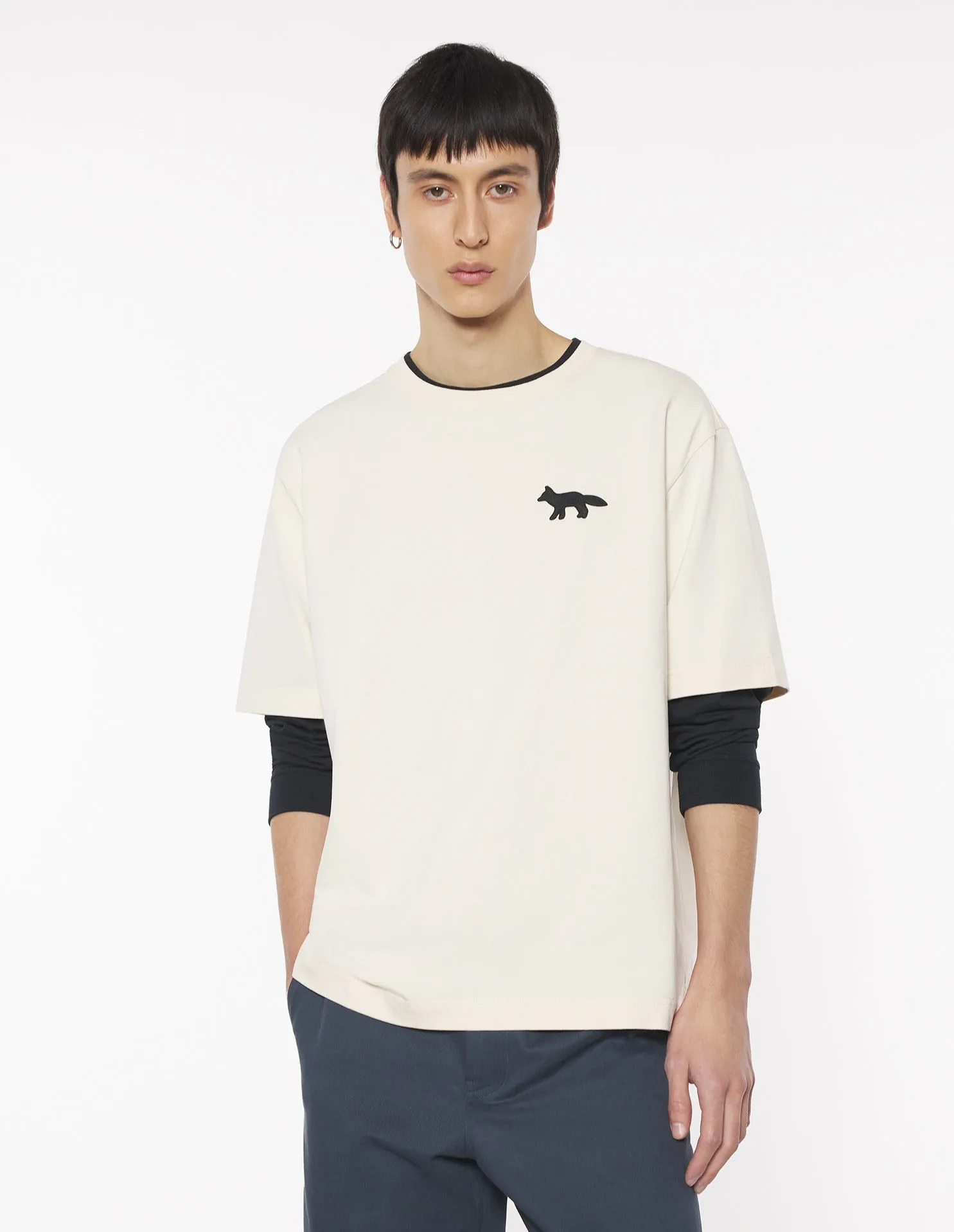 CNY PROFILE FOX SNAKE OVERSIZED TEE-SHIRT