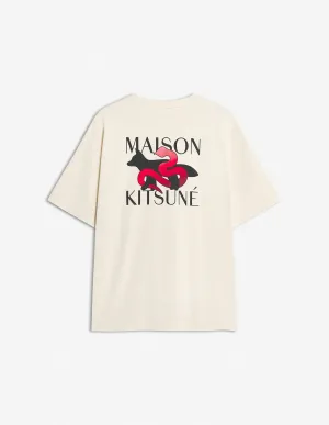CNY PROFILE FOX SNAKE OVERSIZED TEE-SHIRT