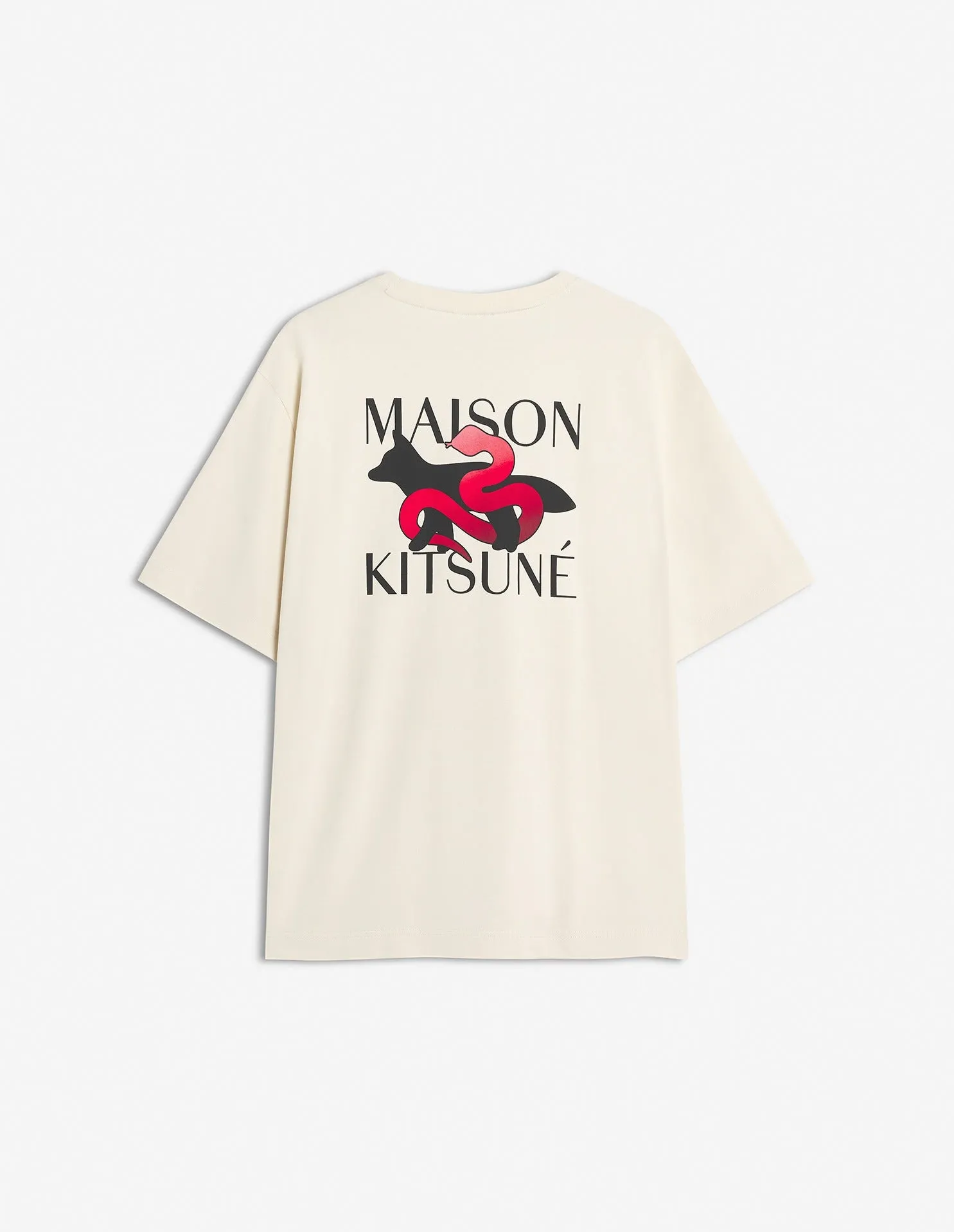 CNY PROFILE FOX SNAKE OVERSIZED TEE-SHIRT