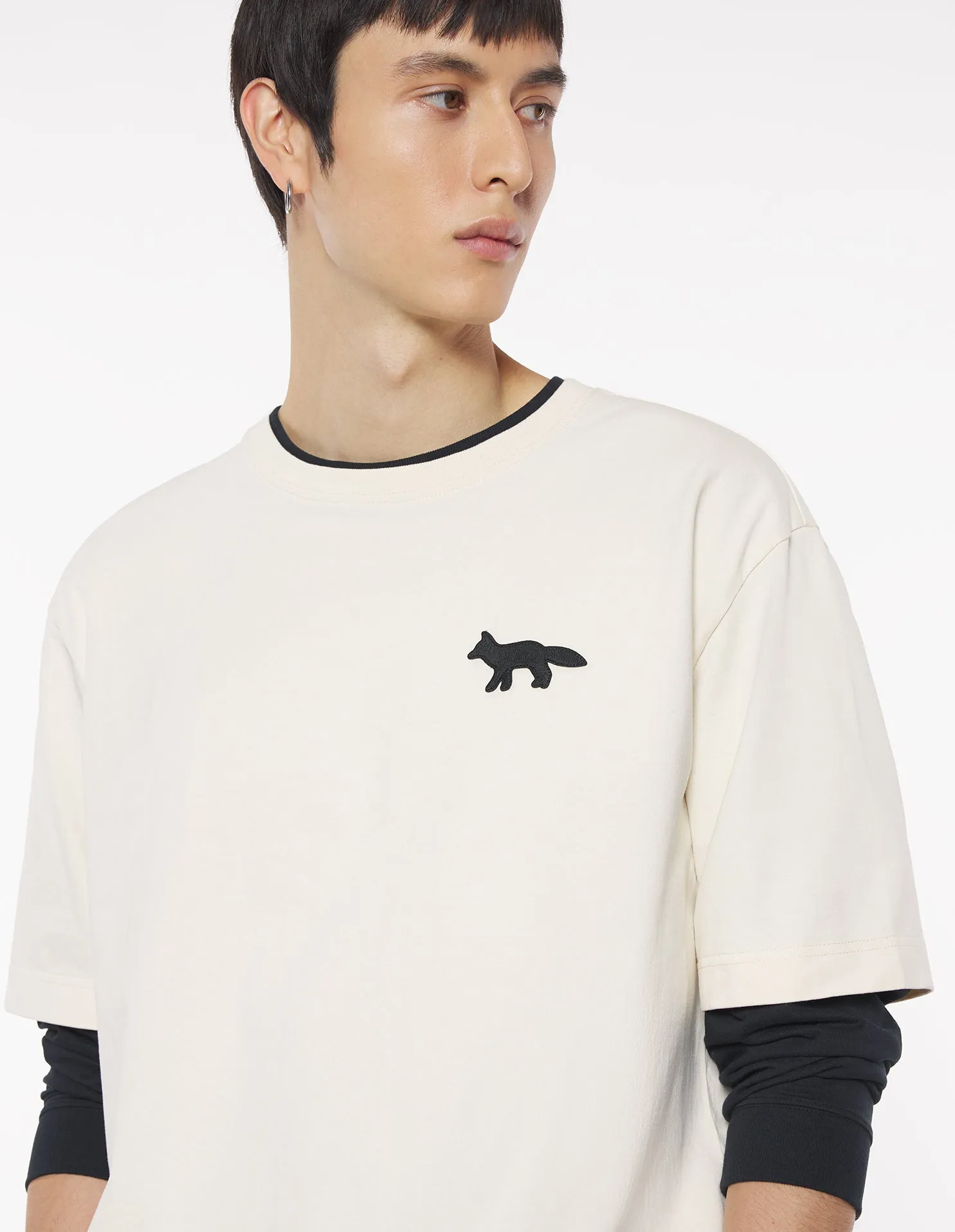 CNY PROFILE FOX SNAKE OVERSIZED TEE-SHIRT