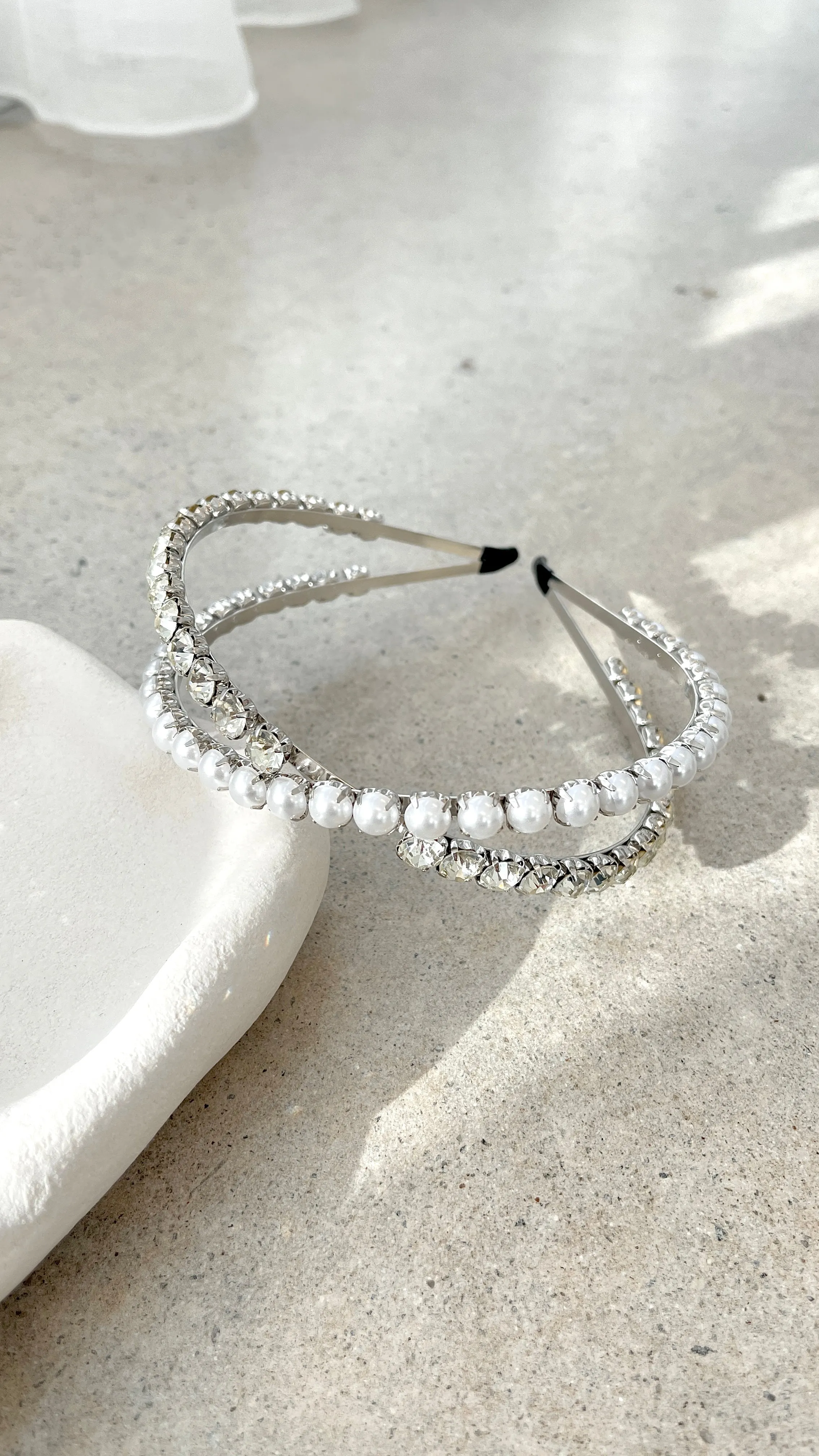 Daley Headband - Pearl