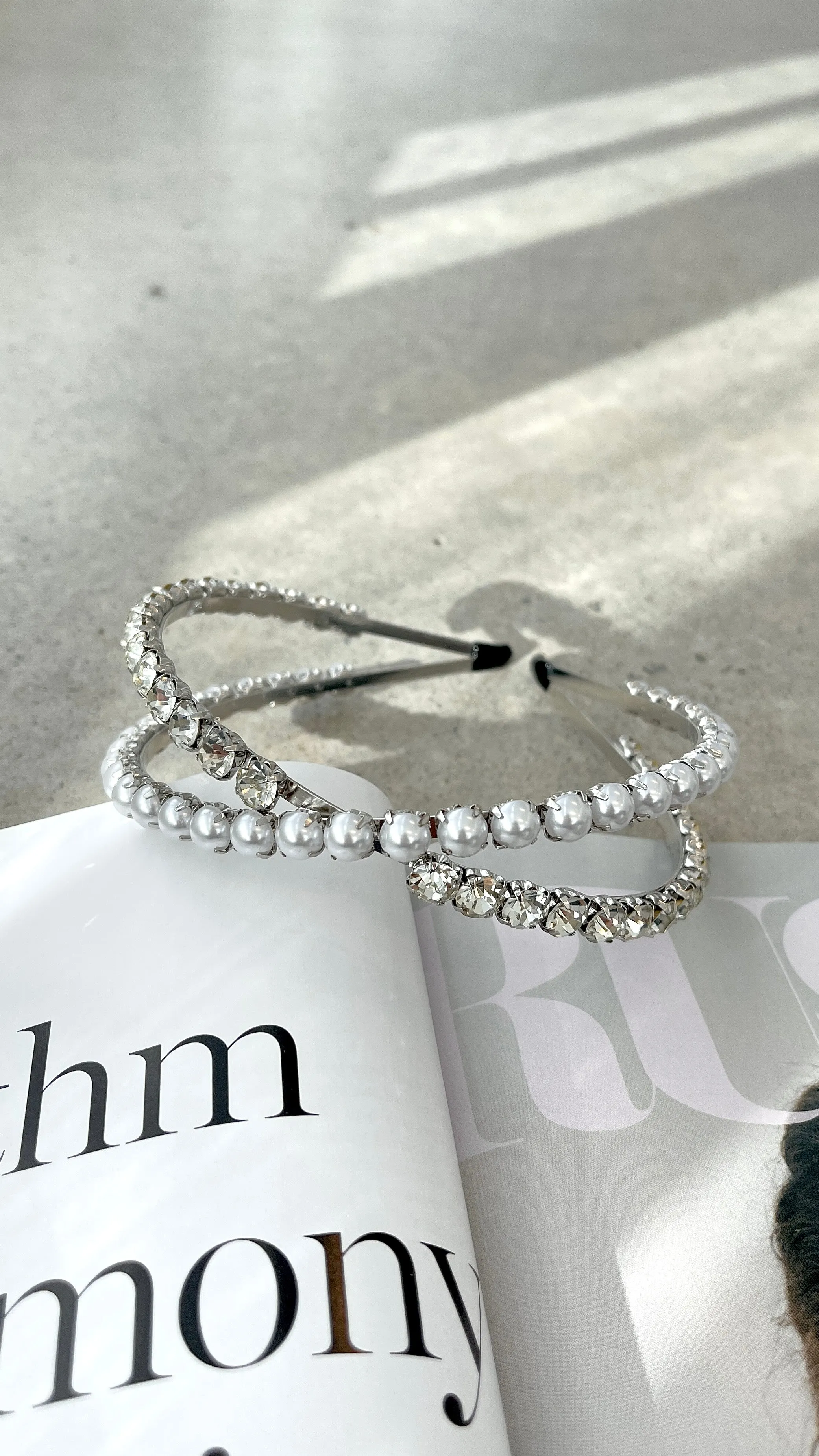 Daley Headband - Pearl