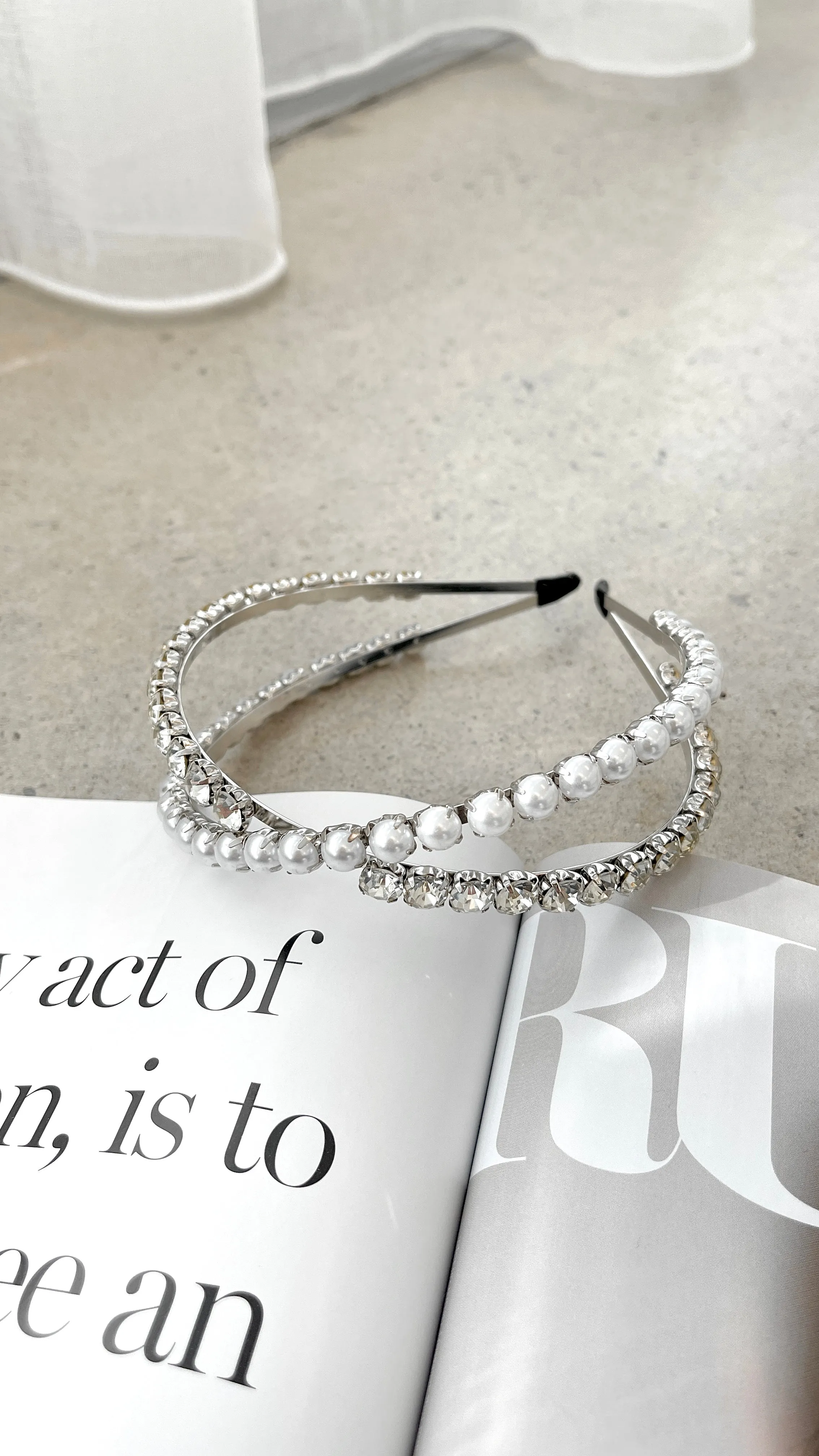 Daley Headband - Pearl