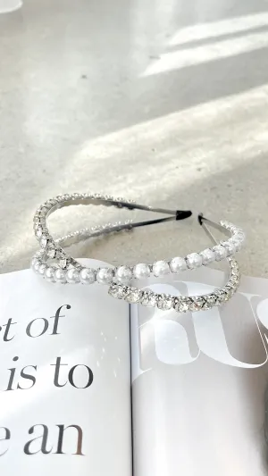 Daley Headband - Pearl