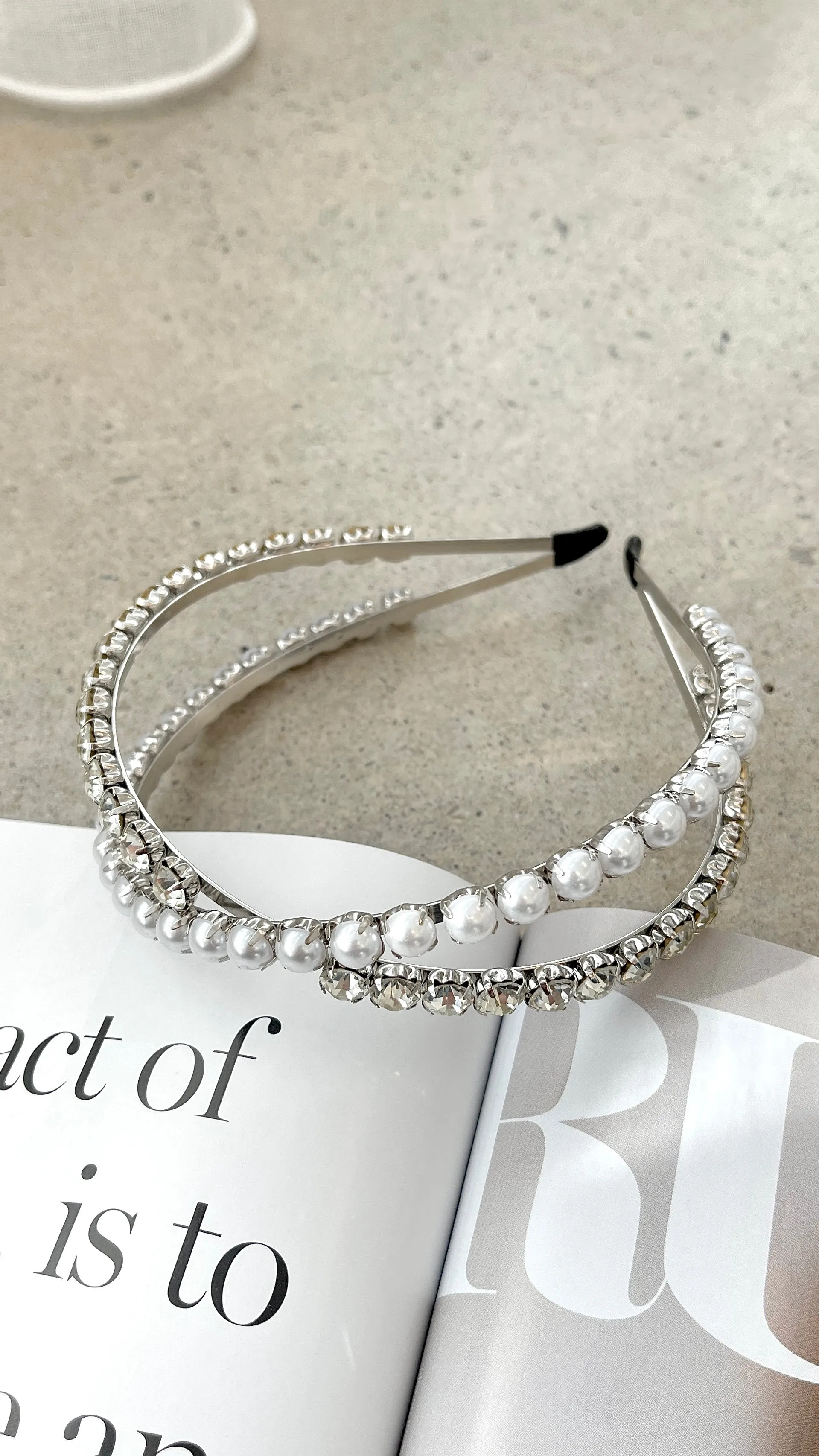 Daley Headband - Pearl