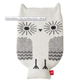 Donna Wilson - Owl Hot Water Bottle - White