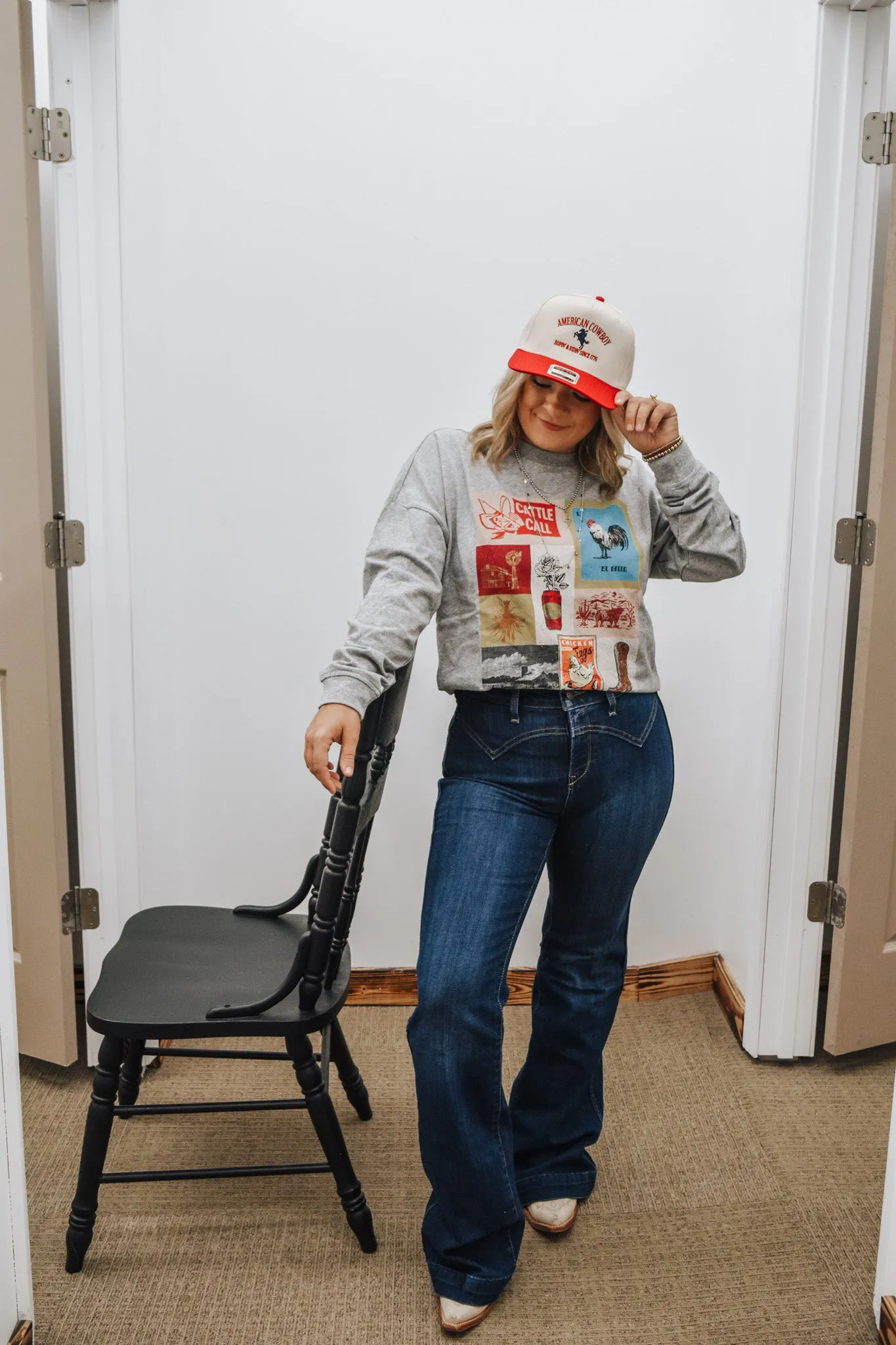 Grey Cattle Call Ariat Shirt