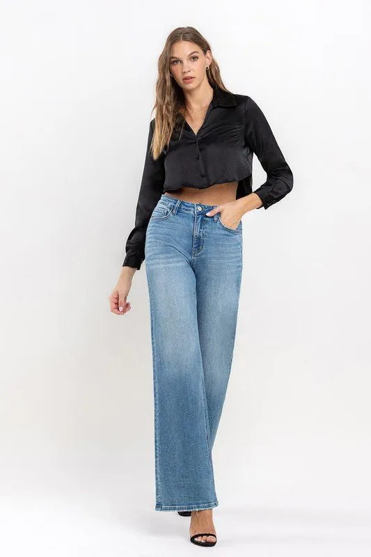 Loose Fit High Waisted Jeans