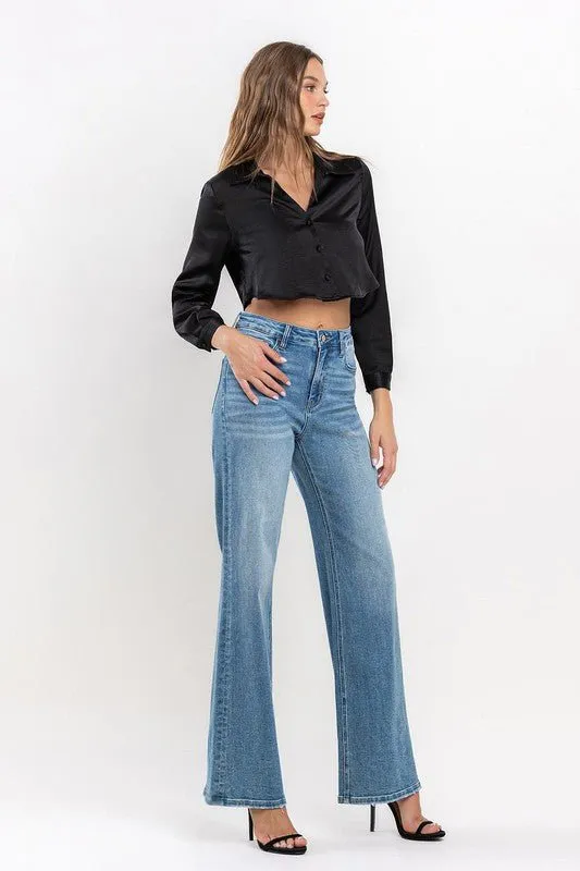 Loose Fit High Waisted Jeans