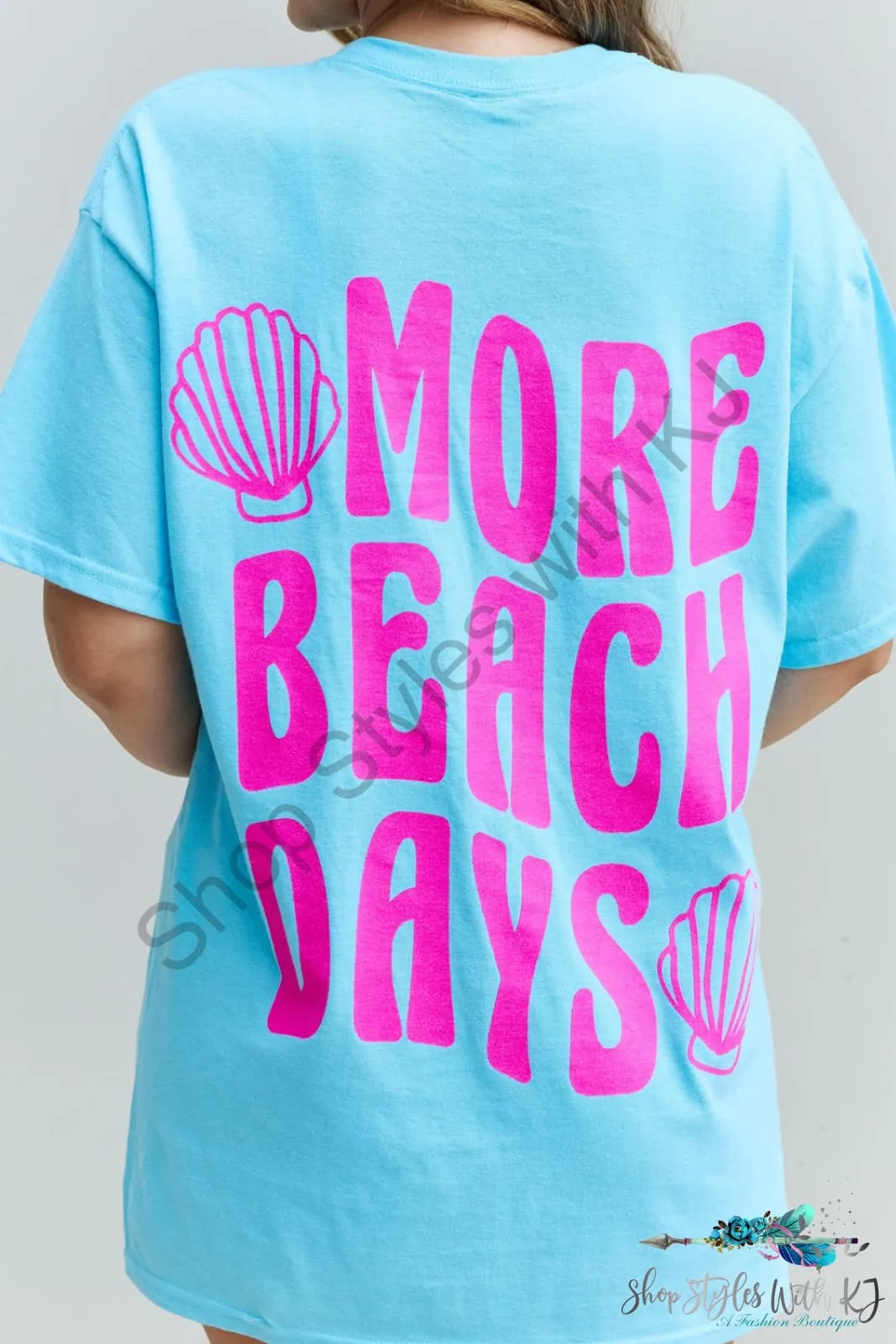More Beach Days Oversized Graphic T-Shirt