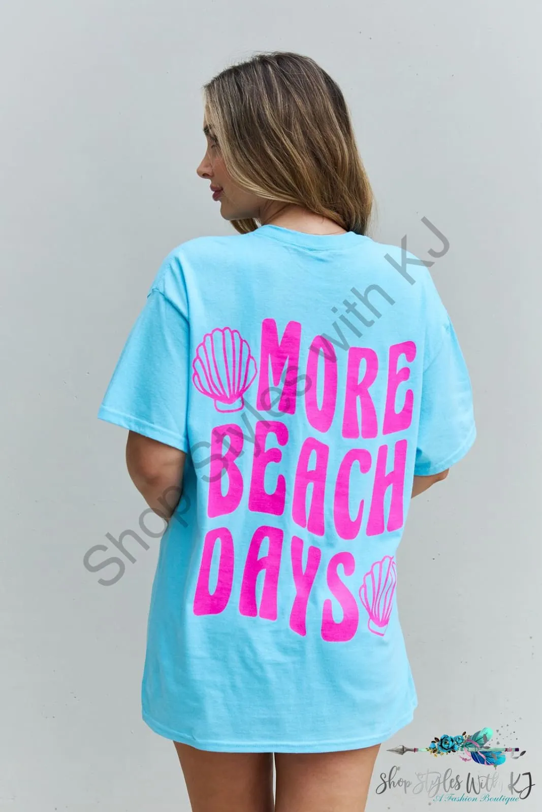 More Beach Days Oversized Graphic T-Shirt