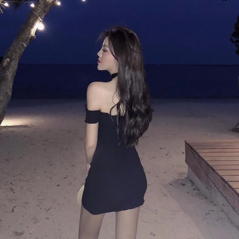 Off-The-Shoulder Mini Dress With Ruffles
