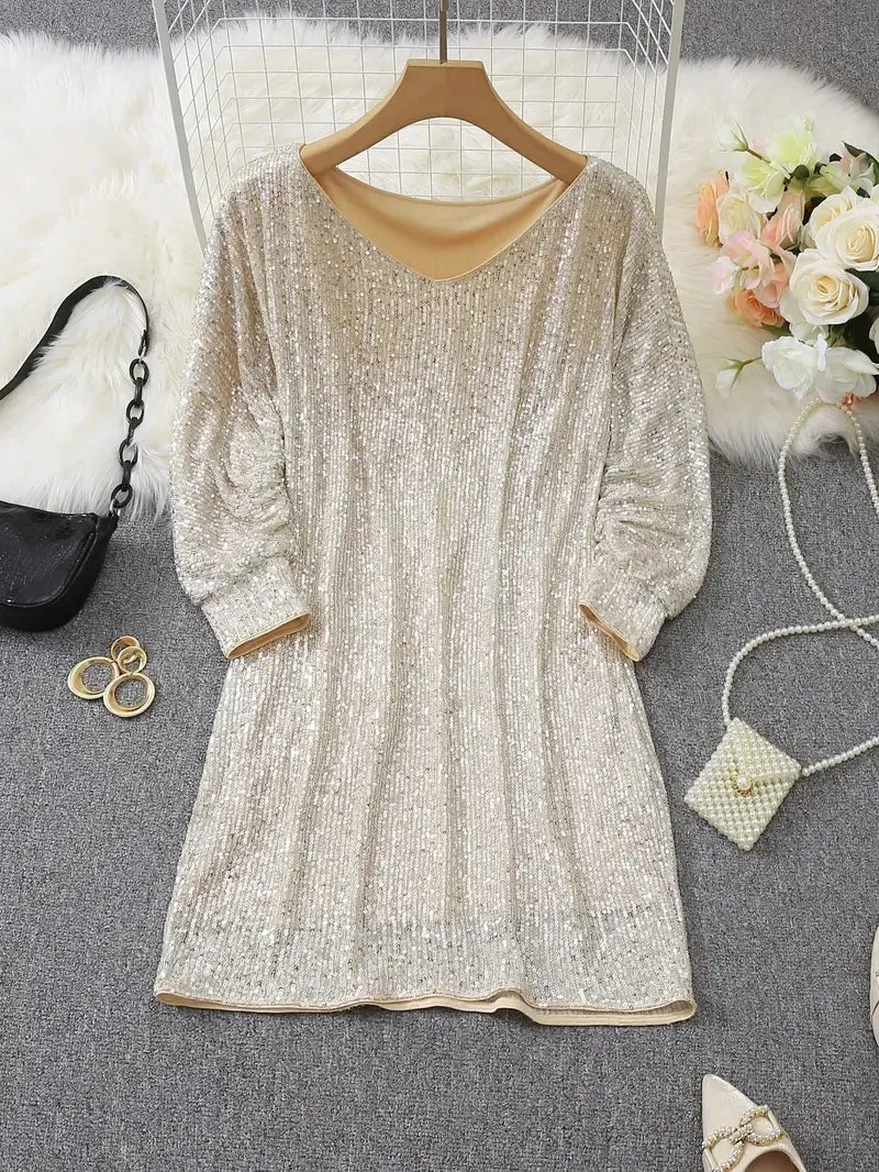 Sequin Mini Dress