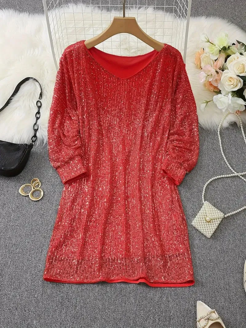 Sequin Mini Dress