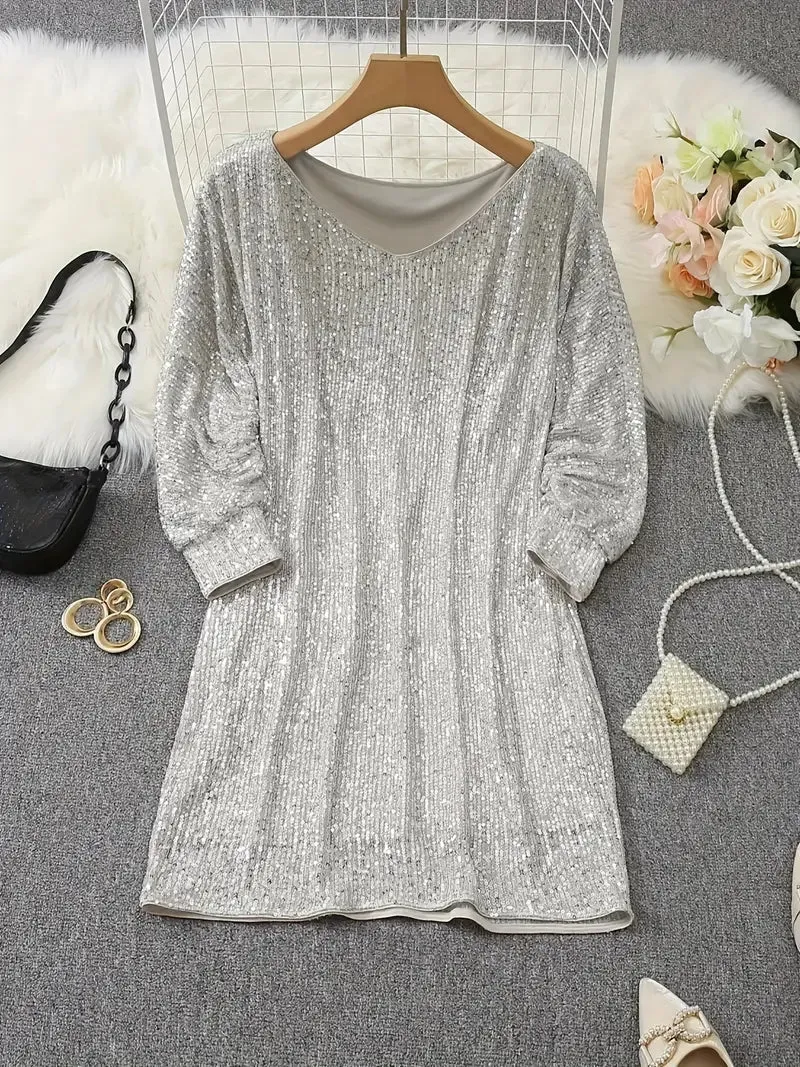 Sequin Mini Dress