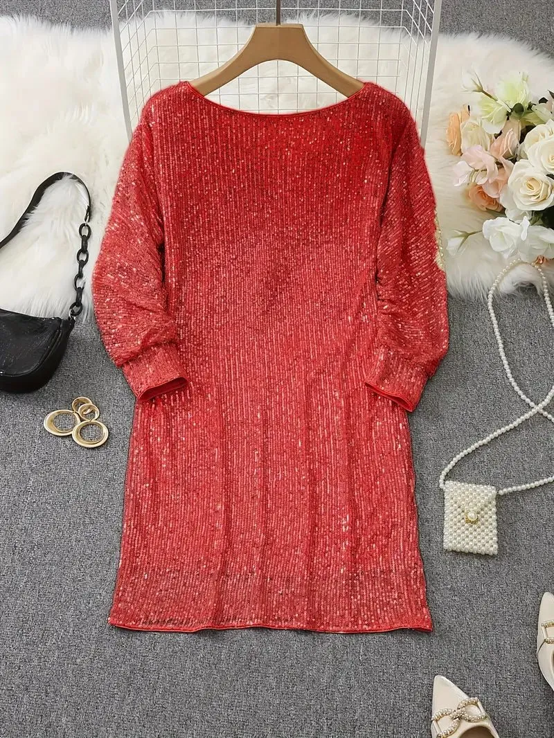 Sequin Mini Dress