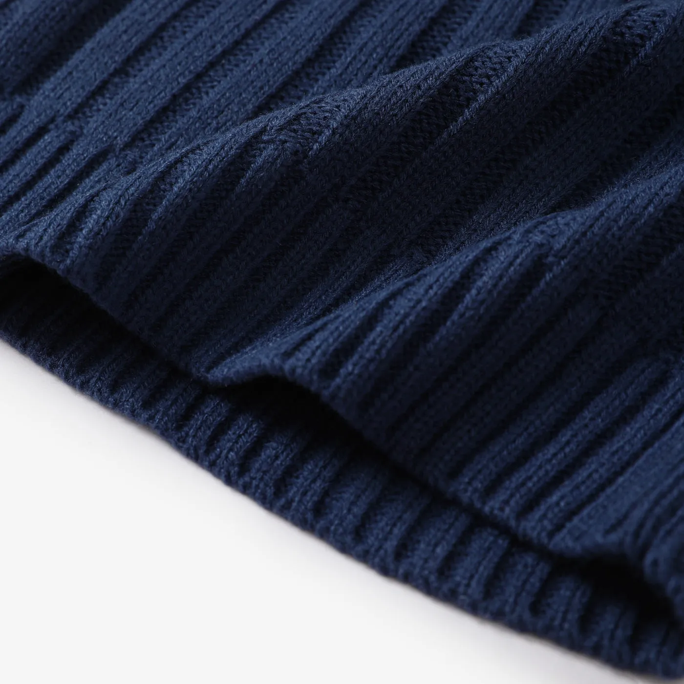 Toddler Girl/Boy Turtleneck Ribbed Knit Sweater