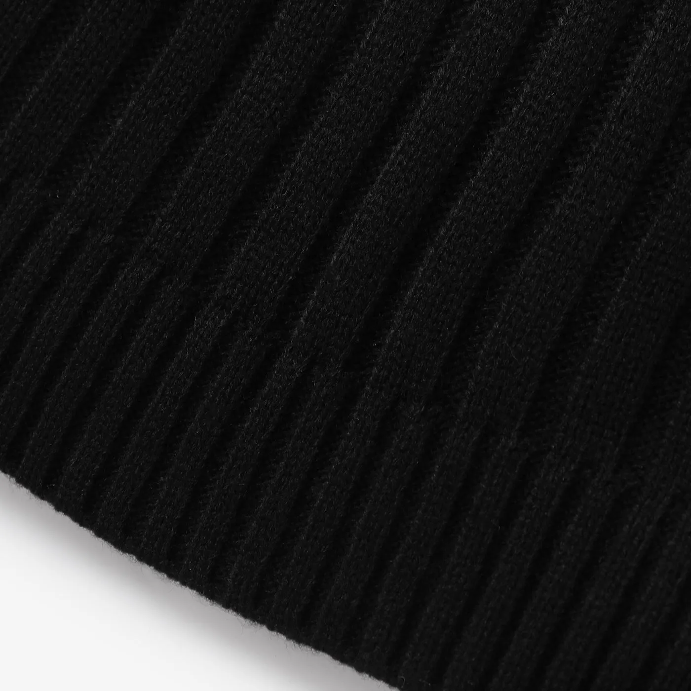 Toddler Girl/Boy Turtleneck Ribbed Knit Sweater