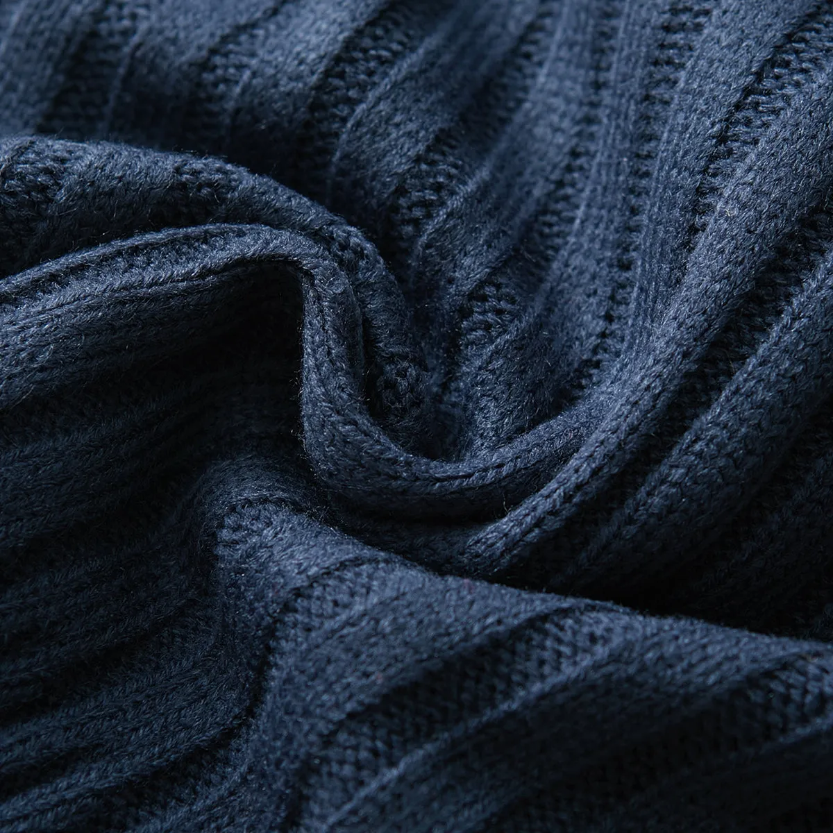 Toddler Girl/Boy Turtleneck Ribbed Knit Sweater