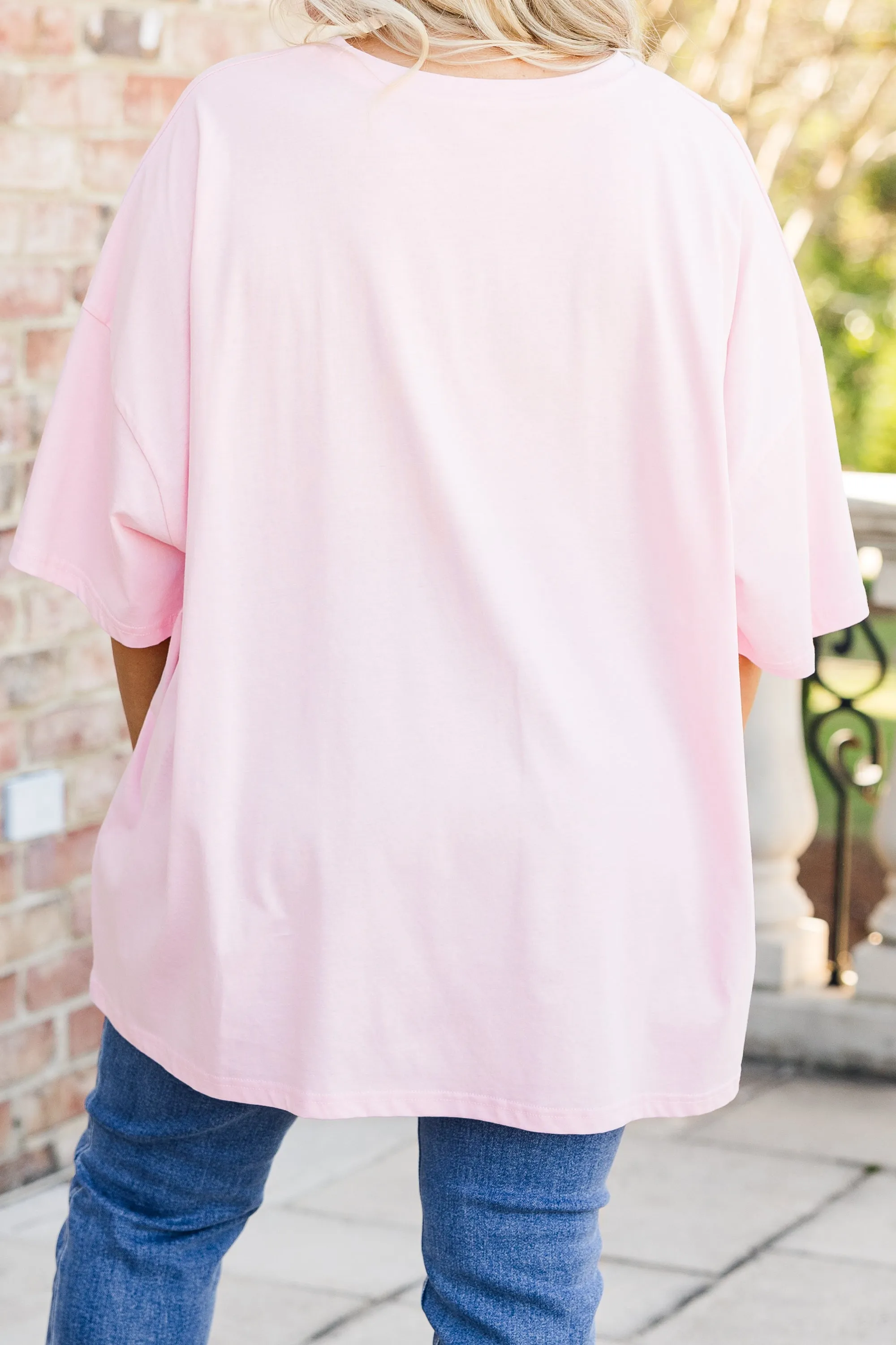 Tree Farm Boyfriend Tee, Dusty Pink